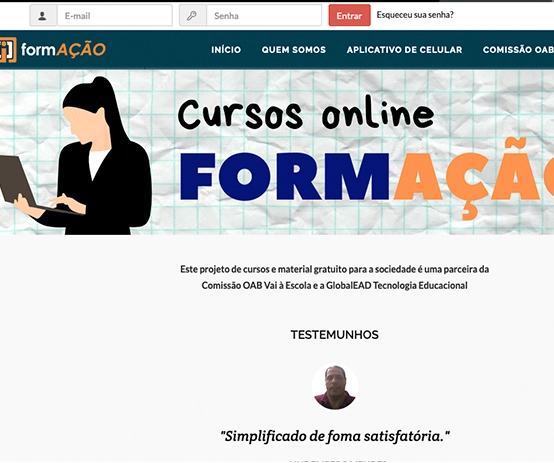 Portal de Cursos online